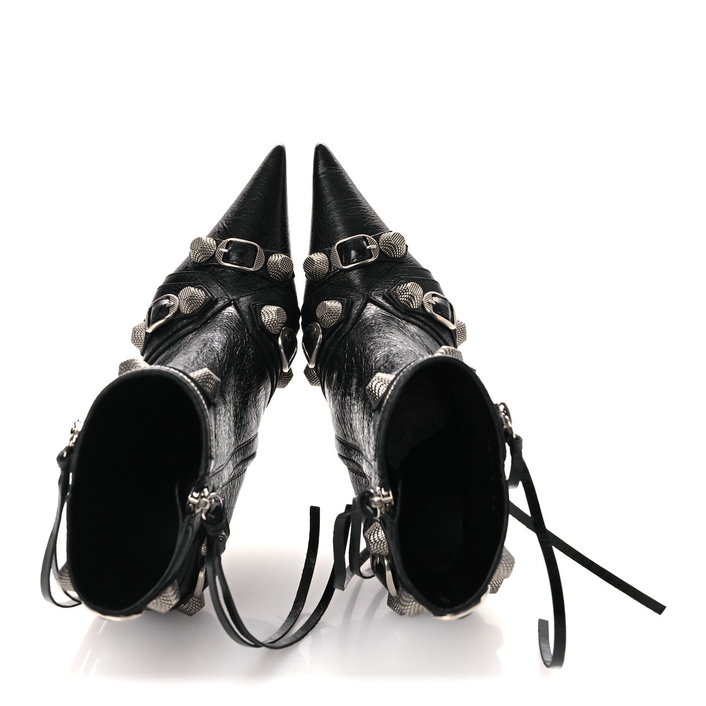 Agneau Arena Cagole 90mm Ankle Boots 36 Black