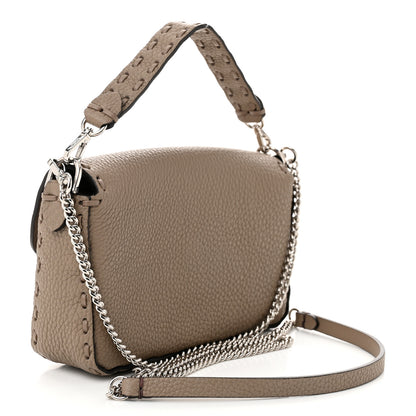 Fendi Cuoio Roma Sellerissima Nappa Sintetica Tape Stitch Mini Baguette Corda 3 of 10