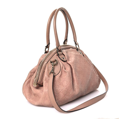 Gucci Guccissima Medium Sukey Boston Winter Rose 3 of 15