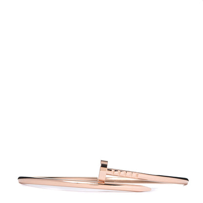 Cartier 18K Pink Gold Small Juste Un Clou Bracelet 16 1 of 5