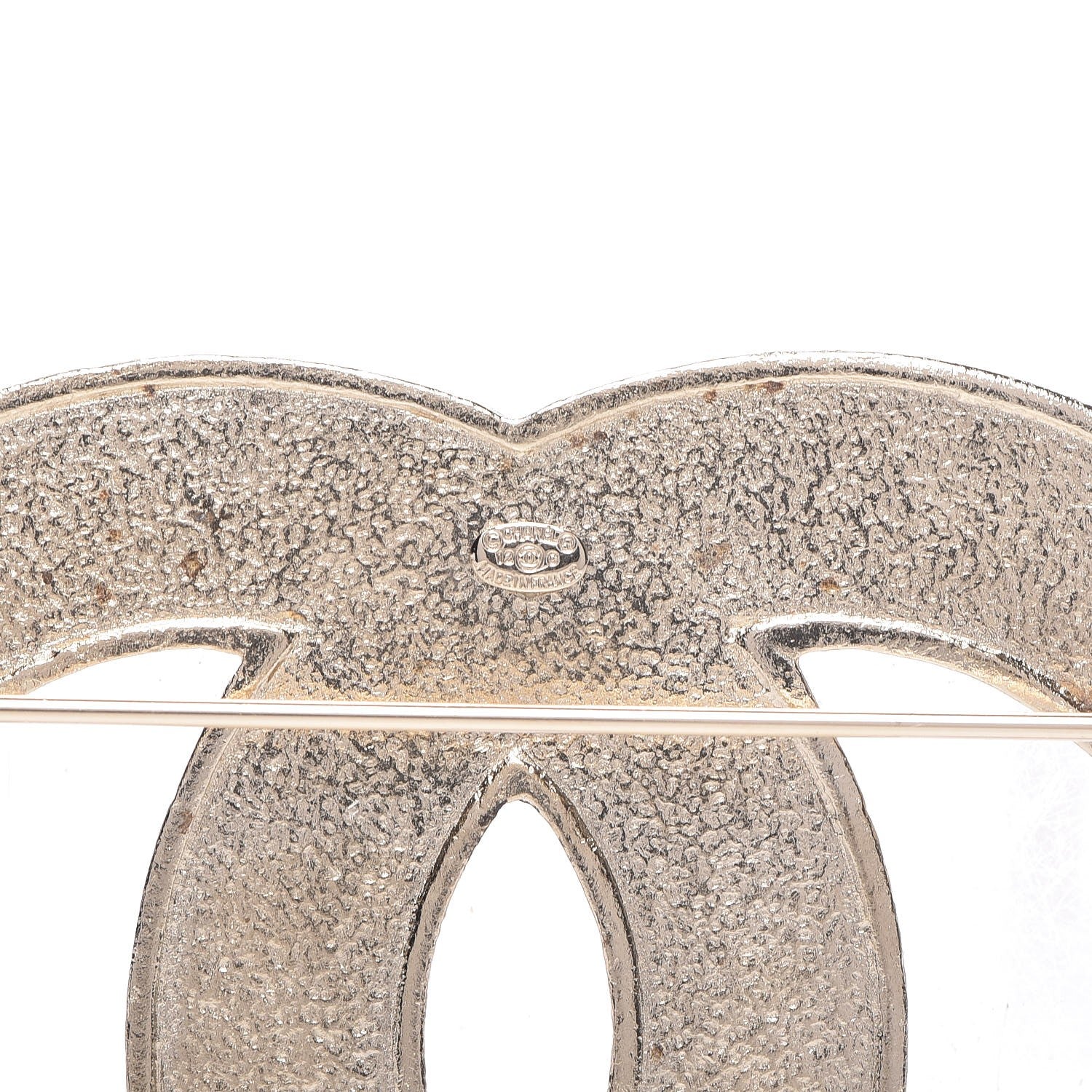 Chanel CC Brooch Light Gold 4 of 6