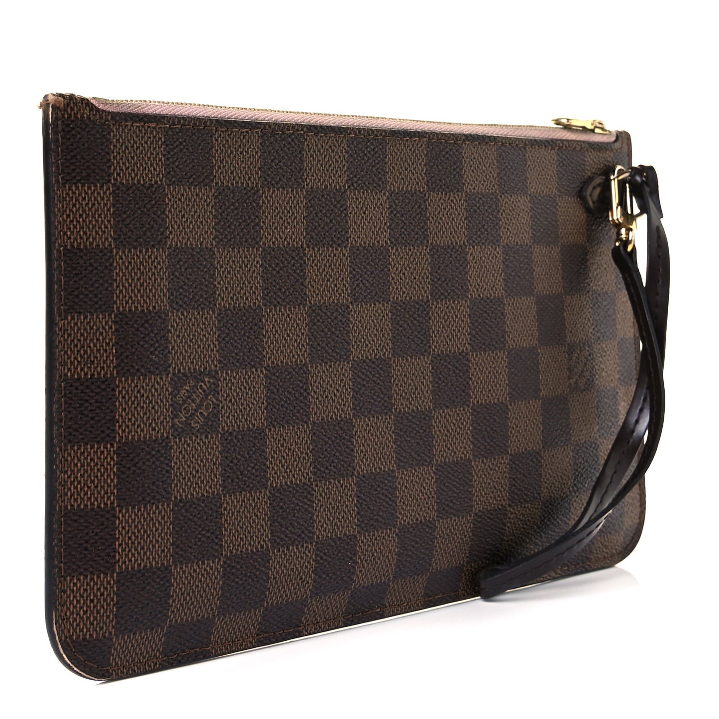 Damier Ebene Neverfull MM GM Pochette Rose Ballerine