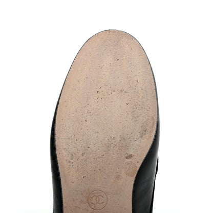 Chanel Lambskin CC Mules 36 Black 9 of 15