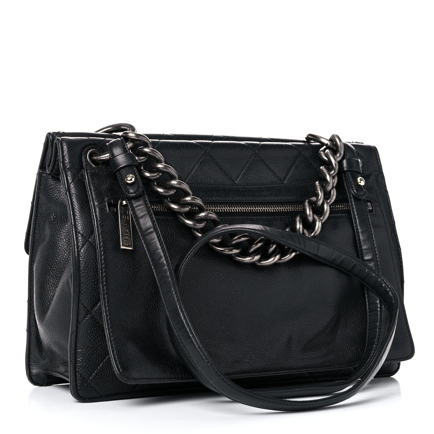 Chanel Caviar Quilted Large Retro Class Flap Black 3 of 26