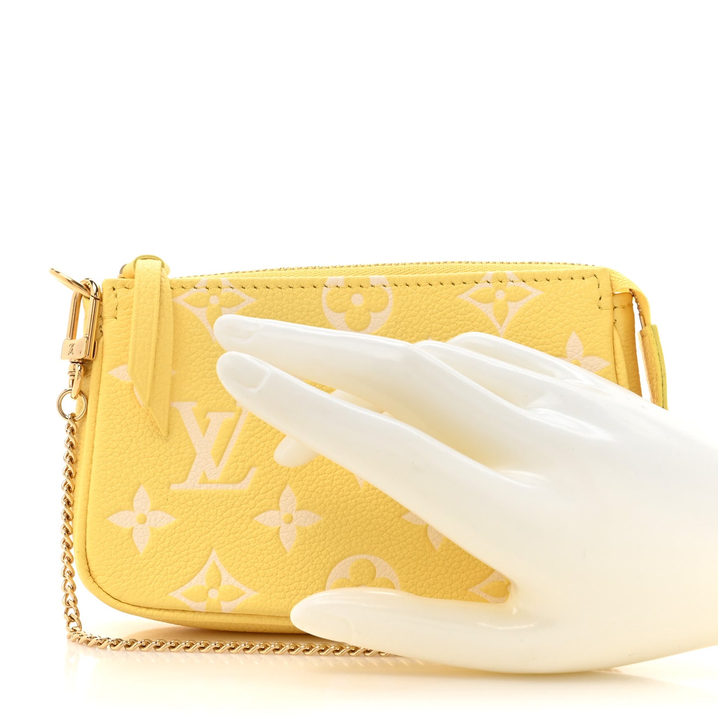 Empreinte Monogram Mini Pochette Accessories Lemon Curd Yellow