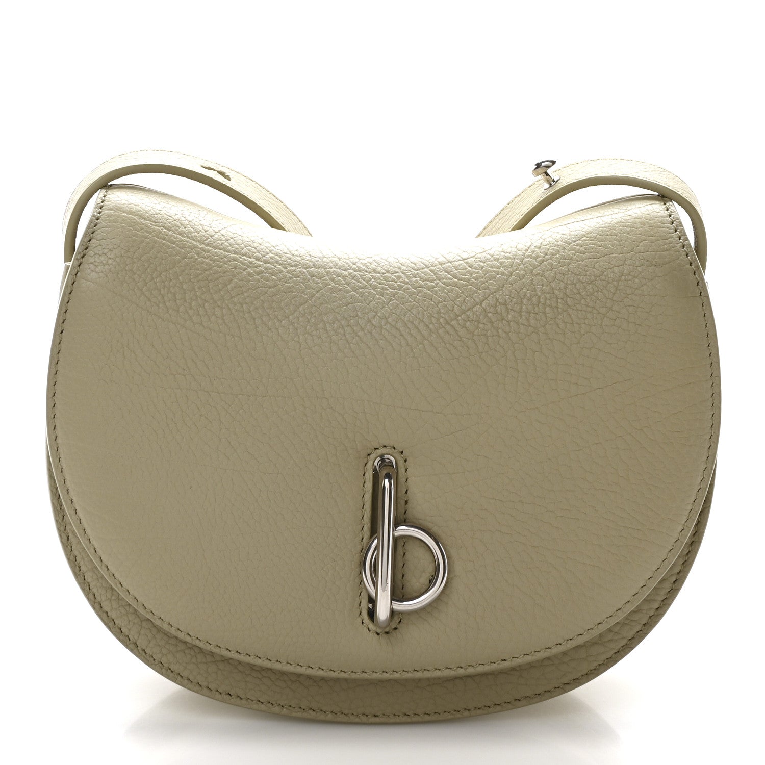 Burberry Grainy Calfskin Mini Rocking Horse Crossbody Hunter 1 of 10