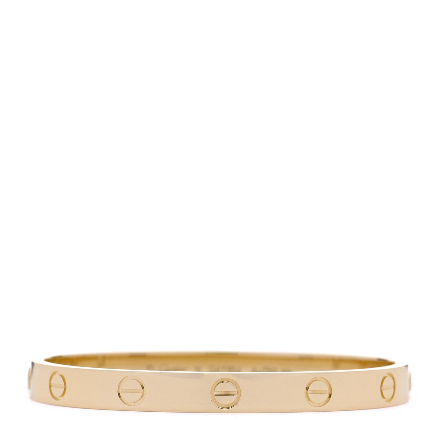 18K Yellow Gold Love Bracelet 16