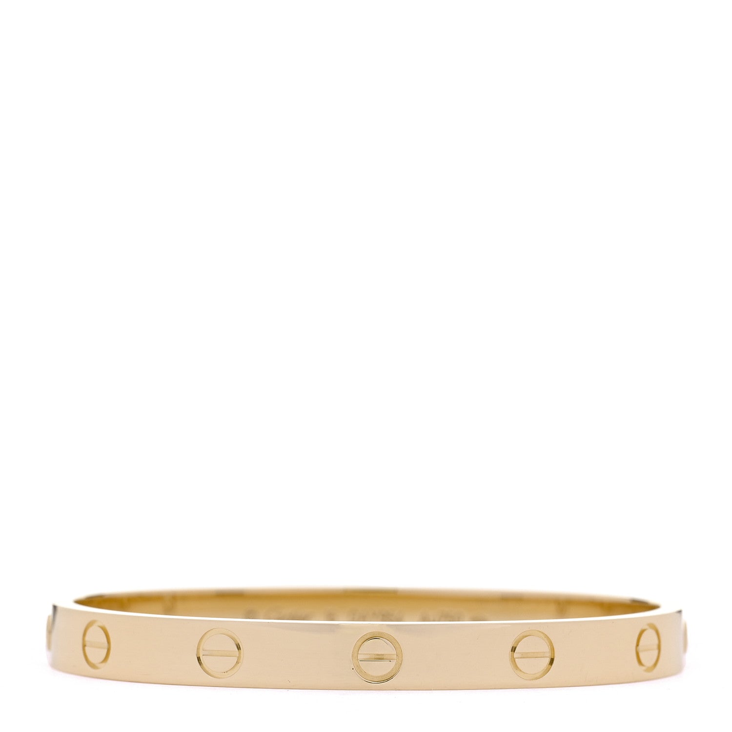 Cartier 18K Yellow Gold Love Bracelet 16 1 of 9
