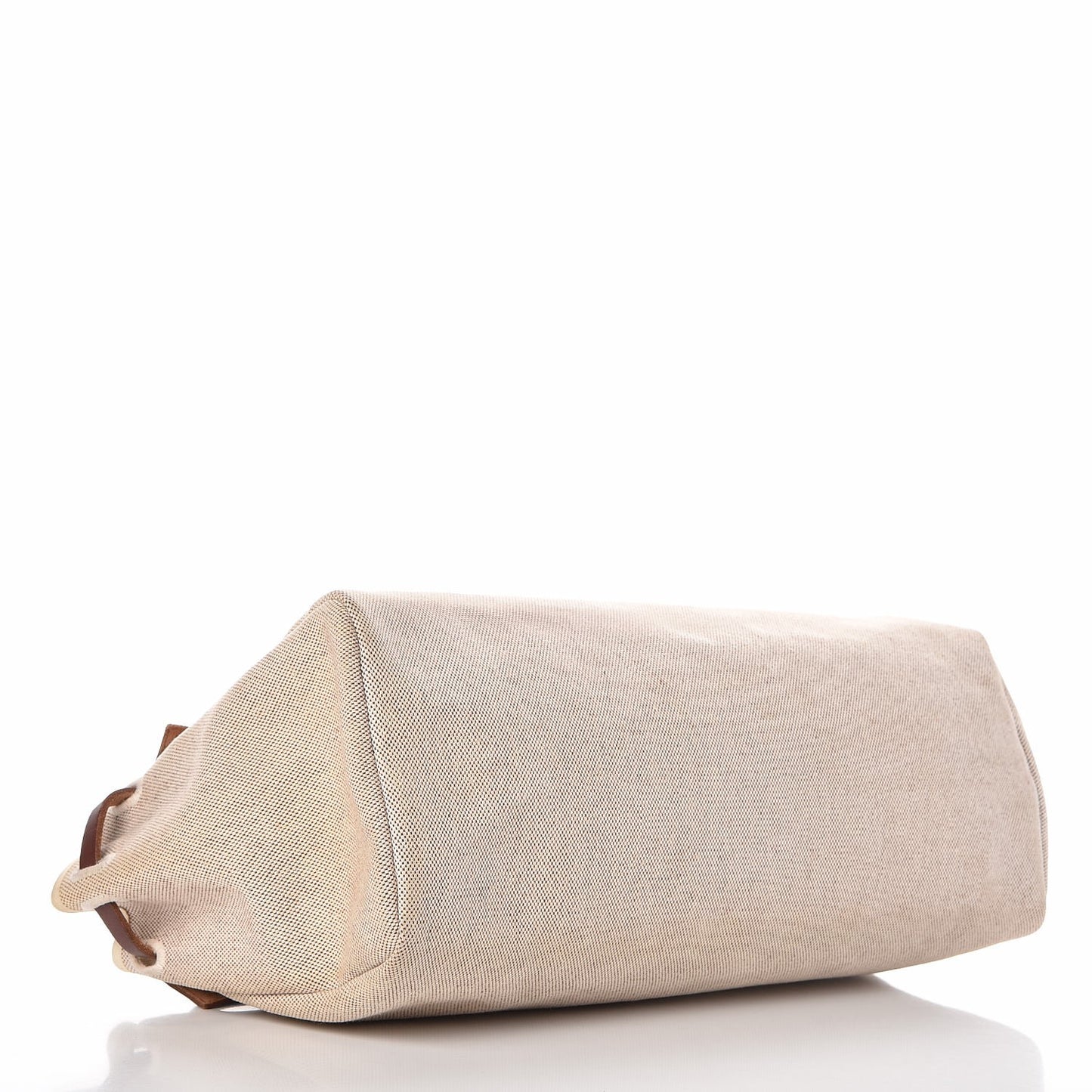 Toile Vache Calfskin Herbag Cabas Havane