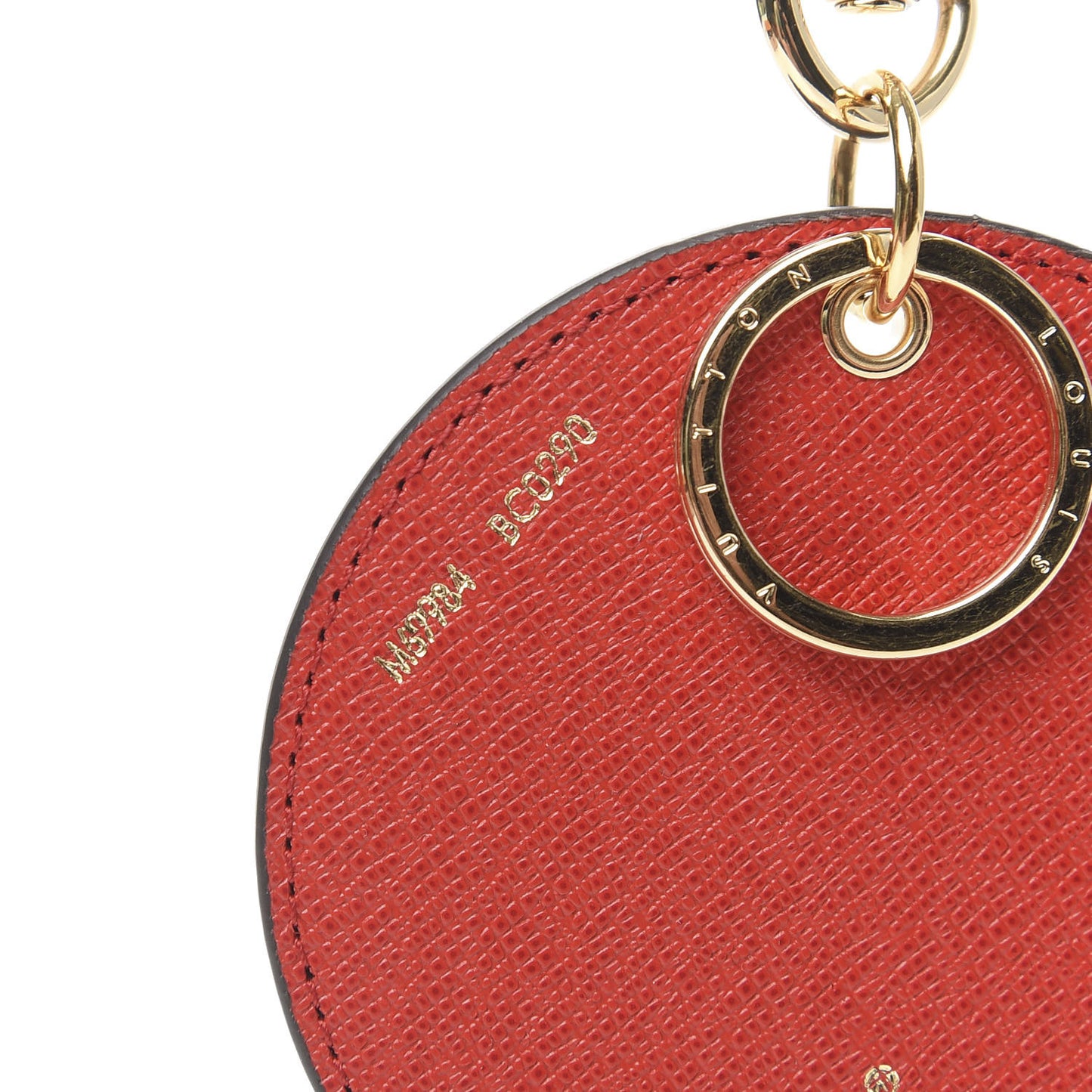 Monogram 2020 Christmas Animation Bumper Cars Bag Charm Key Ring Coquelicot