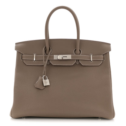 Hermes Togo Birkin 35 Etoupe 1 of 11