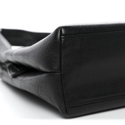 Chanel Caviar CC Shoulder Bag Black 10 of 15