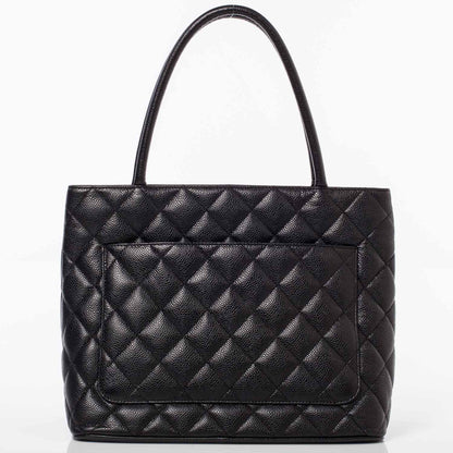 Chanel Caviar Medallion Tote Black 4 of 10