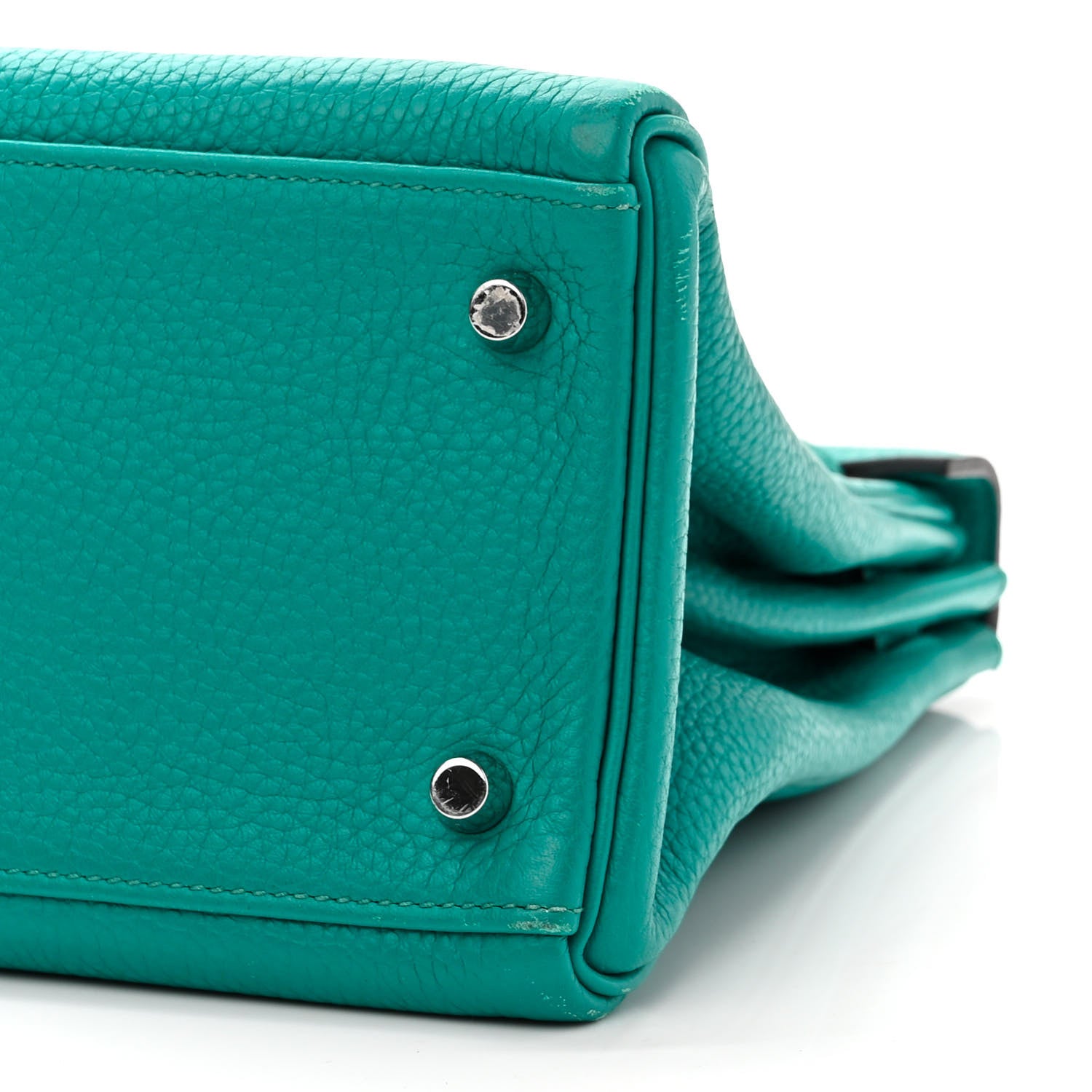 Hermes Taurillon Clemence Kelly Retourne 32 Bleu Paon 10 of 18