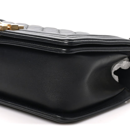 Chanel Lambskin Quilted Medium Boy Flap Black 10 of 10