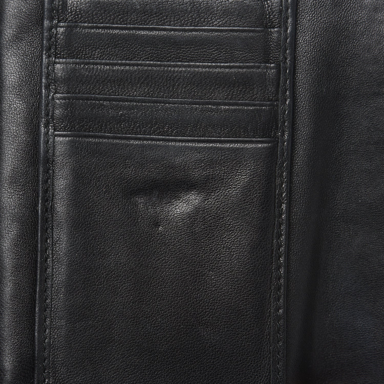Miu Miu Nappa Matelasse Tri-Fold Flap Wallet Black 17 of 21