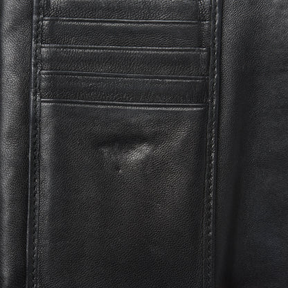 Miu Miu Nappa Matelasse Tri-Fold Flap Wallet Black 17 of 21