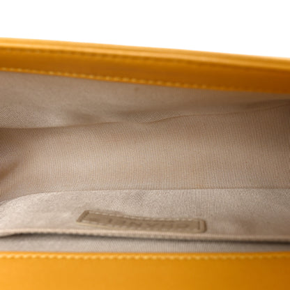 Chanel Lambskin Quilted Medium Boy Flap Yellow 5 of 10