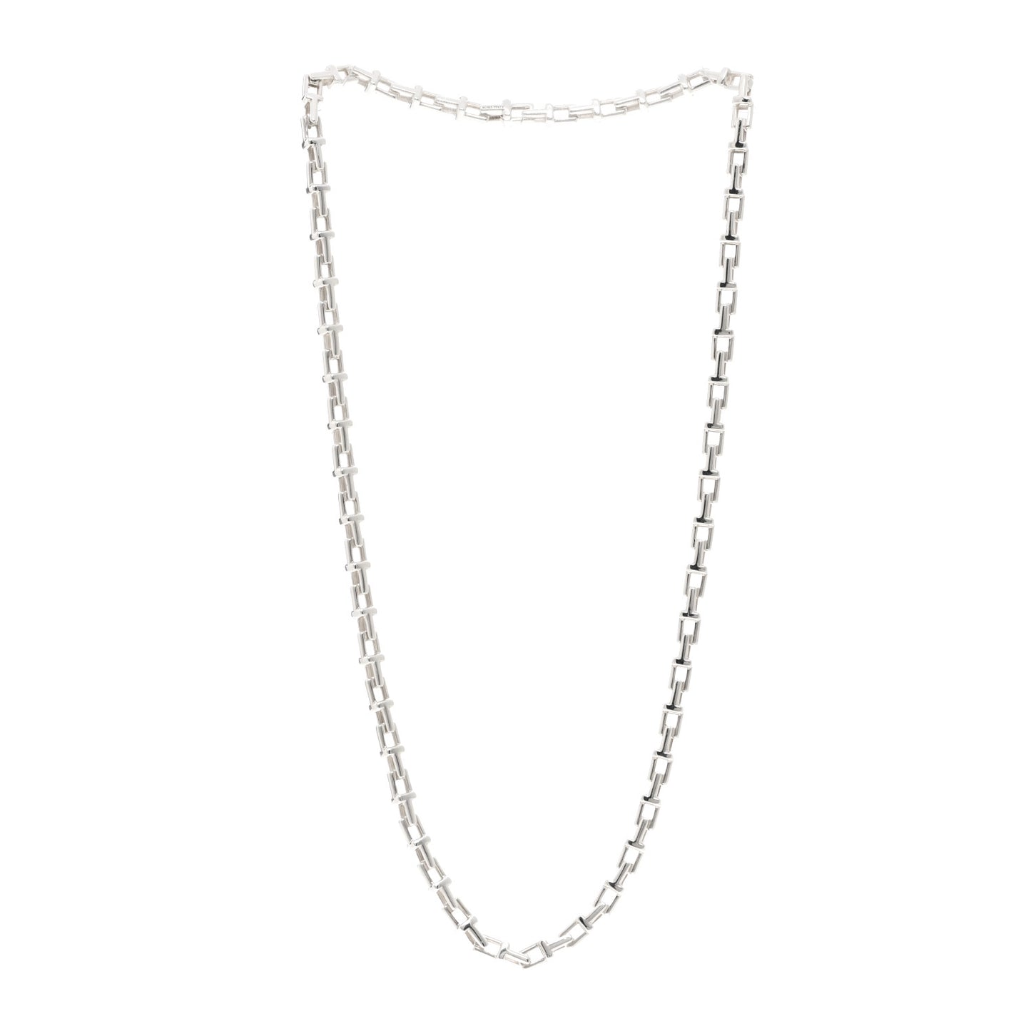 Sterling Silver T Narrow Chain Necklace