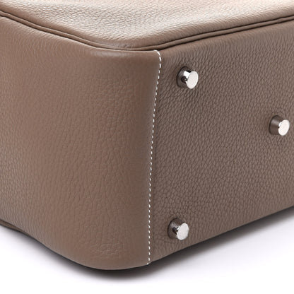 Hermes Taurillon Clemence Lindy 26 Etoupe 8 of 11