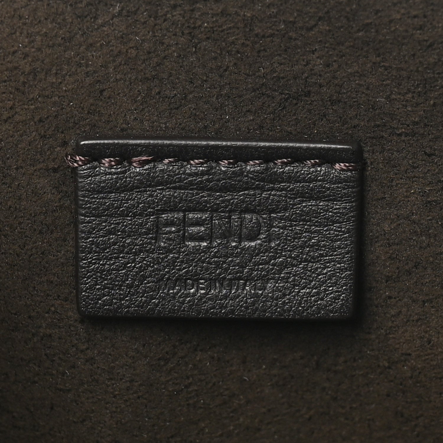 Fendi Vitello King Crystal Fab Crossbody Bag Cuoio 6 of 10