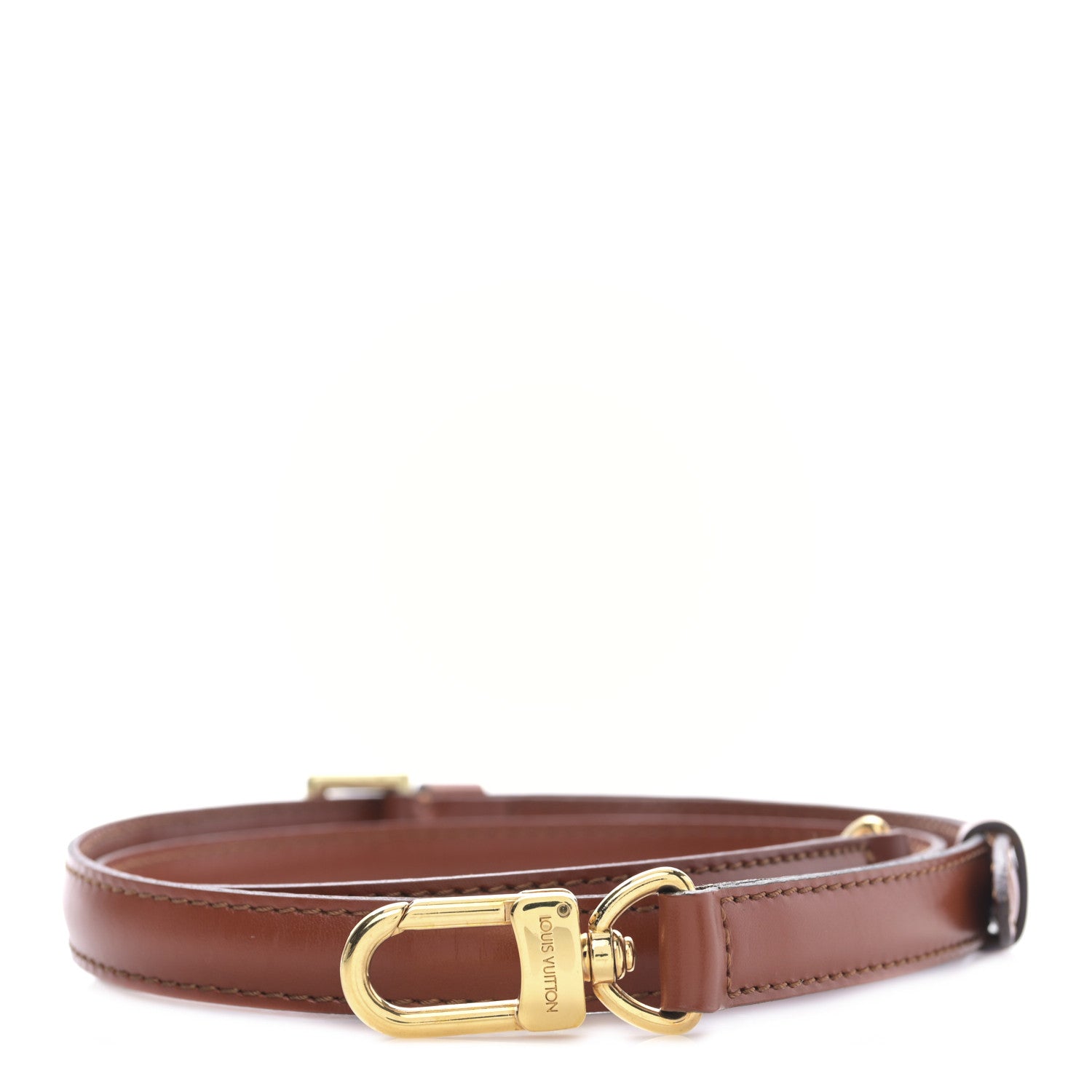 Louis Vuitton Calfskin 16mm Adjustable Shoulder Strap Kenyan Fawn 1 of 3