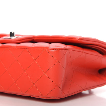 Chanel Lambskin Quilted Medium Double Flap Red 7 of 11