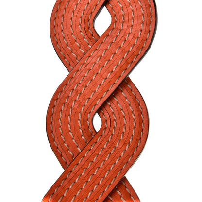 Loewe Calfskin Wavy Stitches Strap Tan Orange 3 of 4