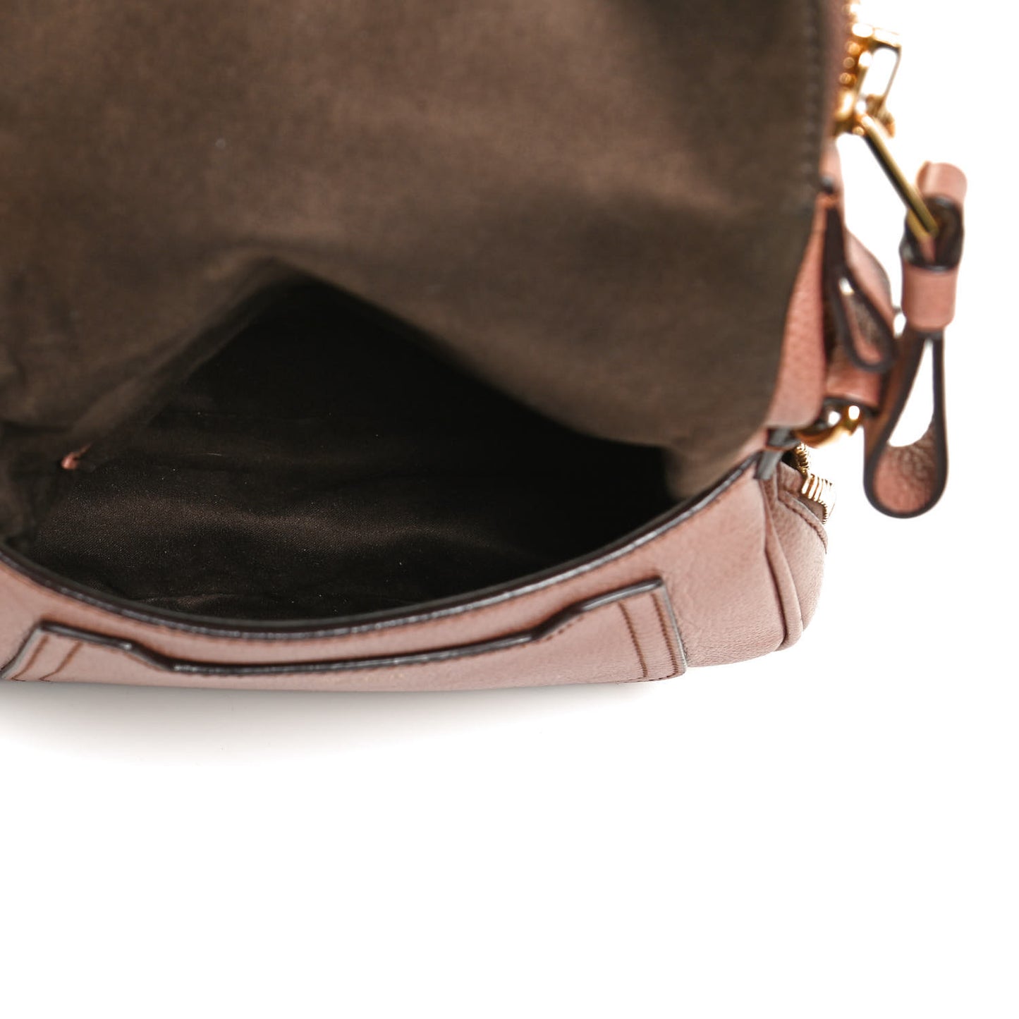 Pebbled Calfskin Mini Jennifer Crossbody Bag Caramel