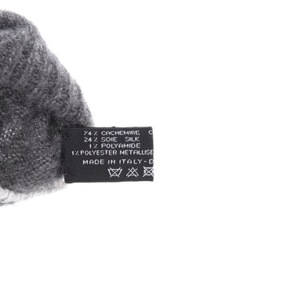 Chanel Cashmere Silk CC Gloves Grey 3 of 6