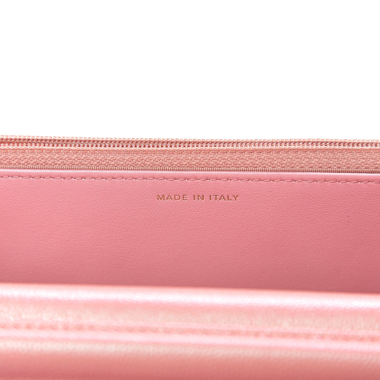 Chanel Iridescent Caviar Quilted Wallet on Chain WOC Rose Pink 6 of 11