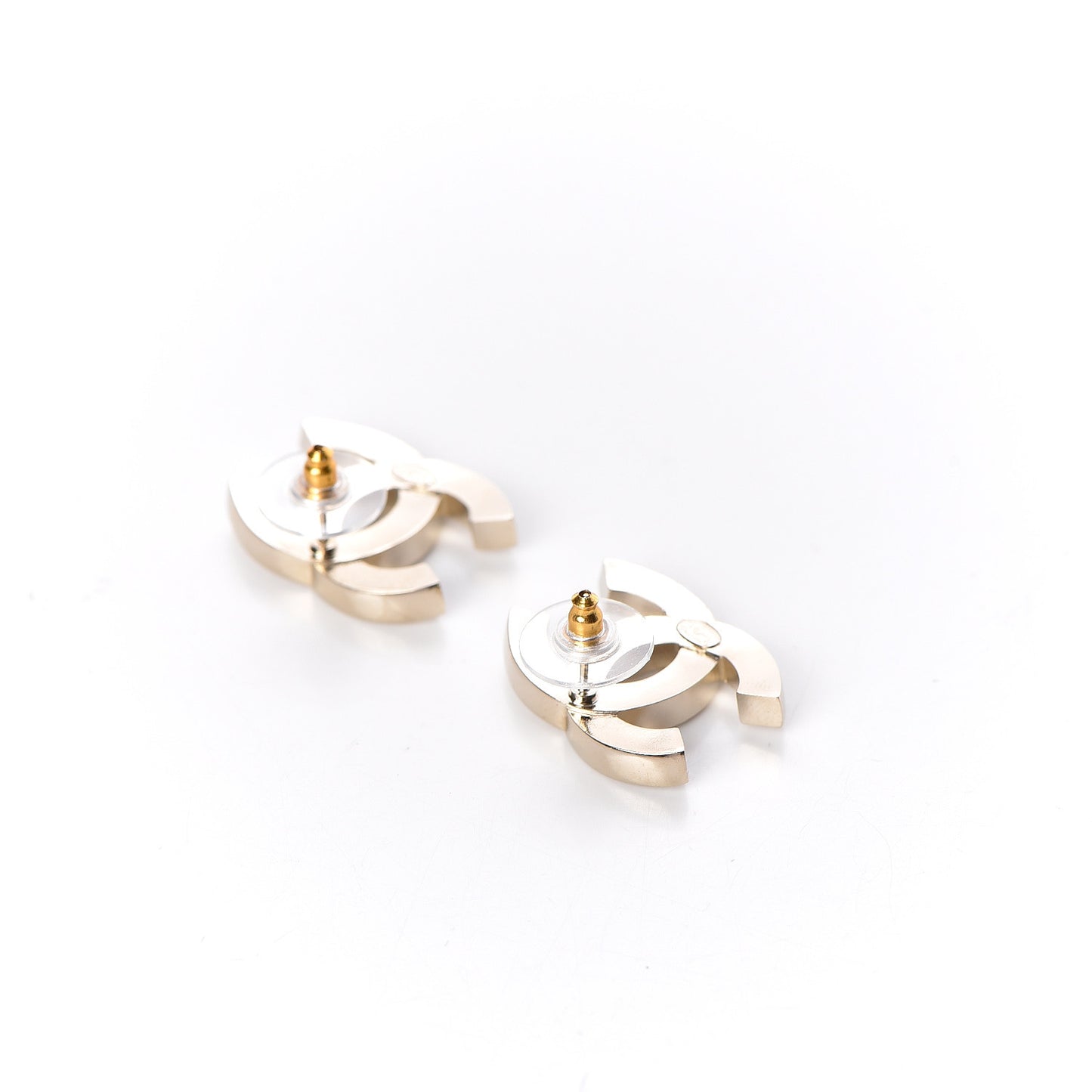 Crystal CC Earrings Gold