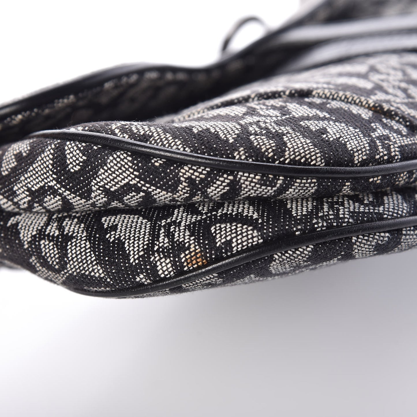 Monogram Saddle Bag Black