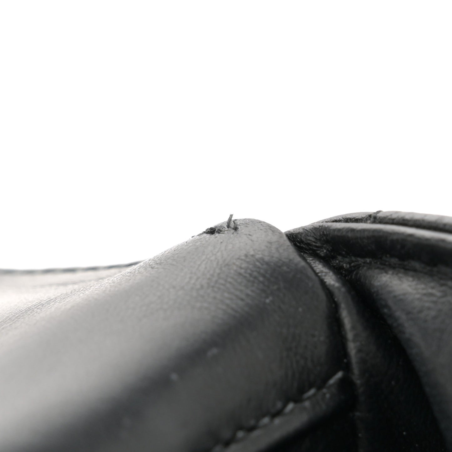 Calfskin Cannage Medium Caro Bag Black