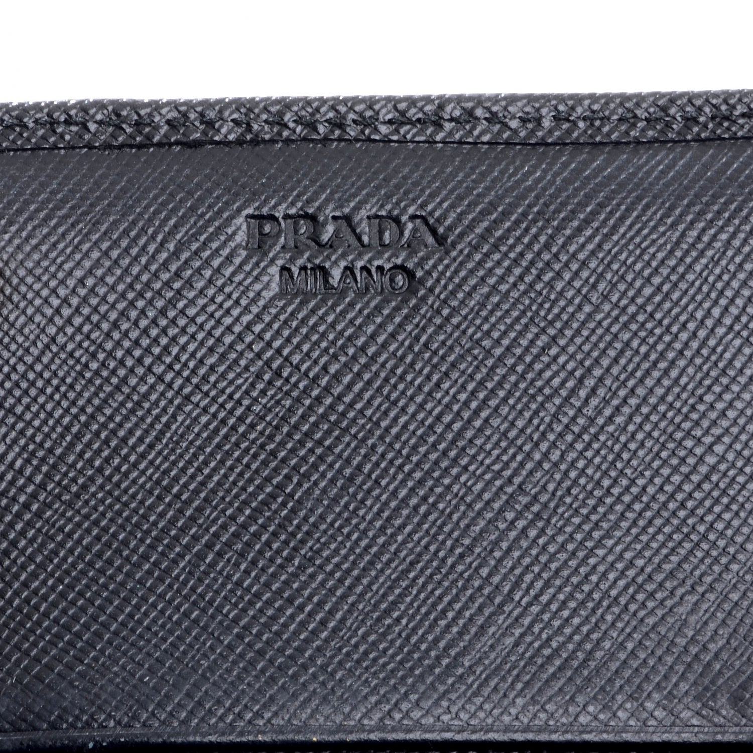 Prada Saffiano Bow Wallet Nero Black 6 of 8