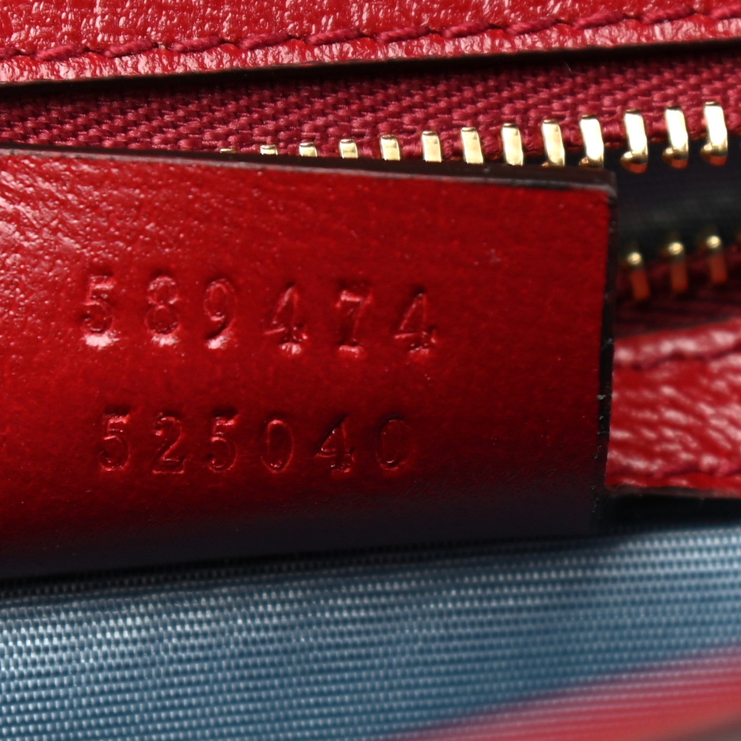Gucci Textured Calfskin Small Torchon GG Ring Shoulder Bag New Cherry Red 8 of 11