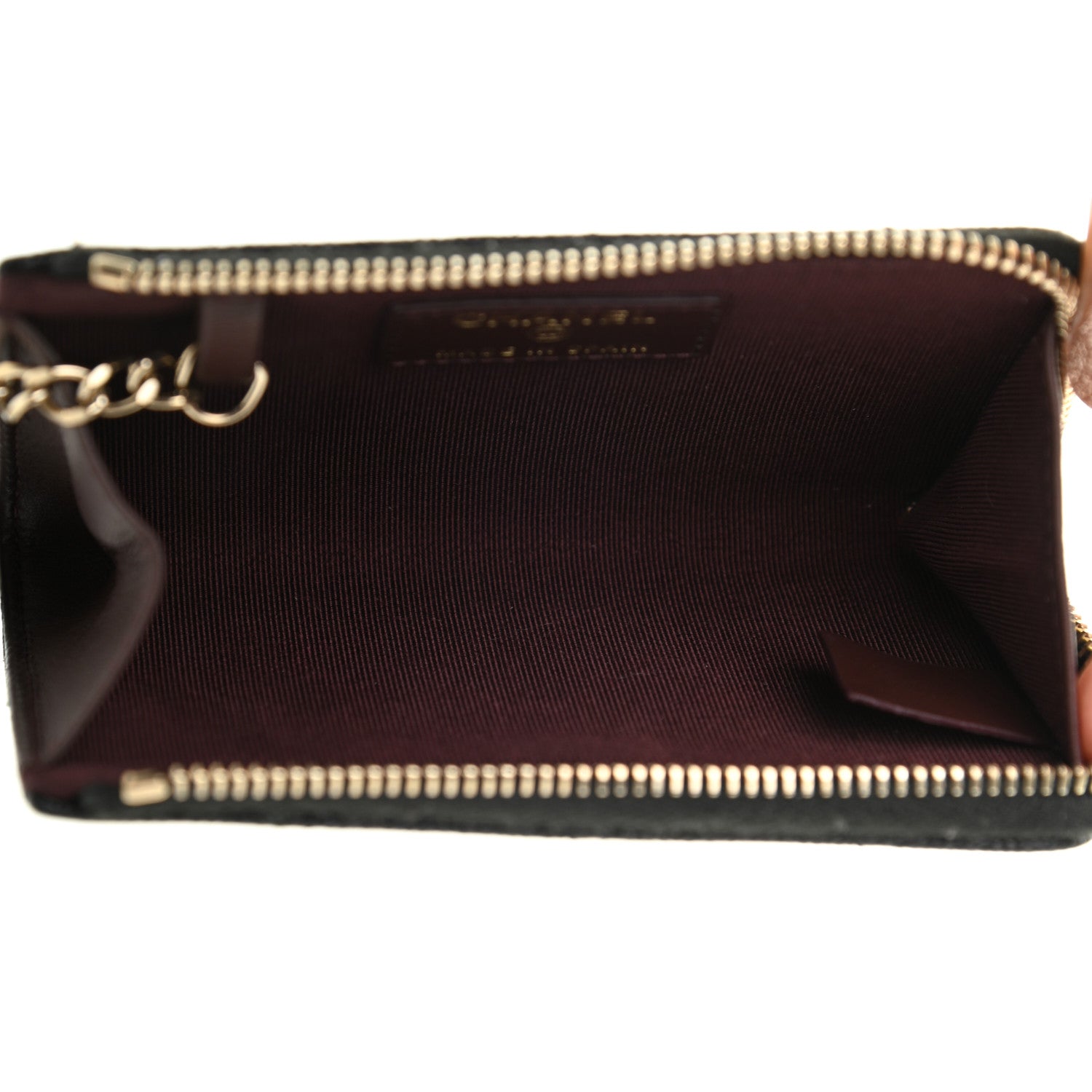 Chanel Caviar Quilted Zipped Key Holder Case Black 5 of 8
