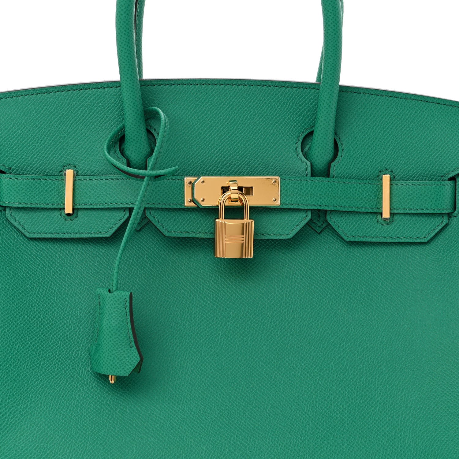 Hermes Epsom Birkin 30 Vert Vertigo 8 of 10
