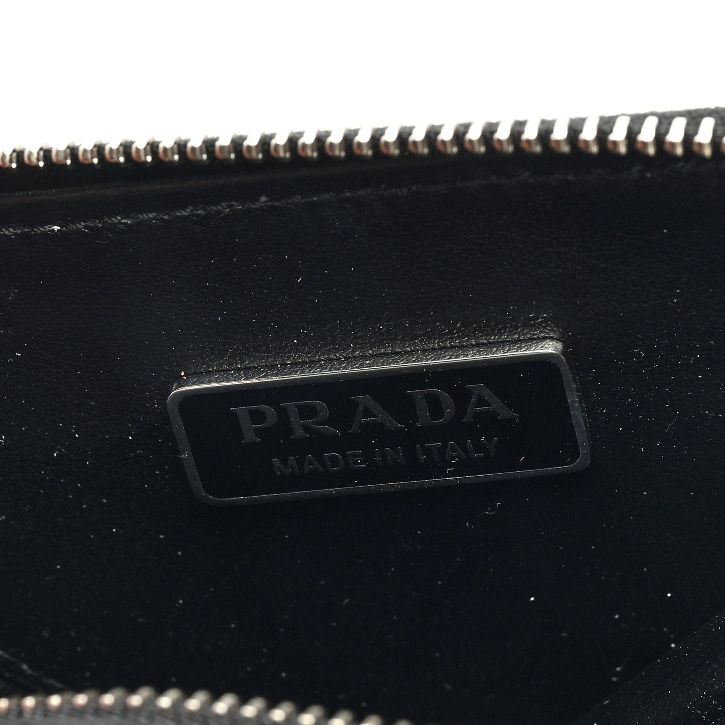 Spazzolato Triangle Coin Pouch Bag Charm Black