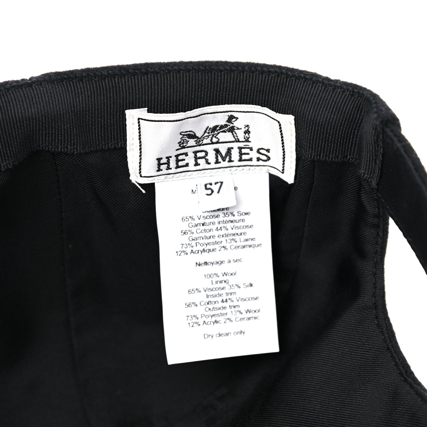 Wool Davis Varsity Hat 57 Black