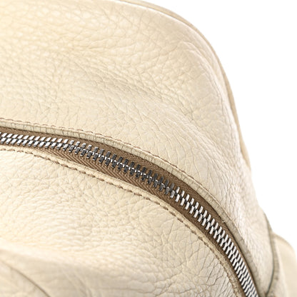 Prada Vitello Daino Embossed Logo Bowler Talco 19 of 23