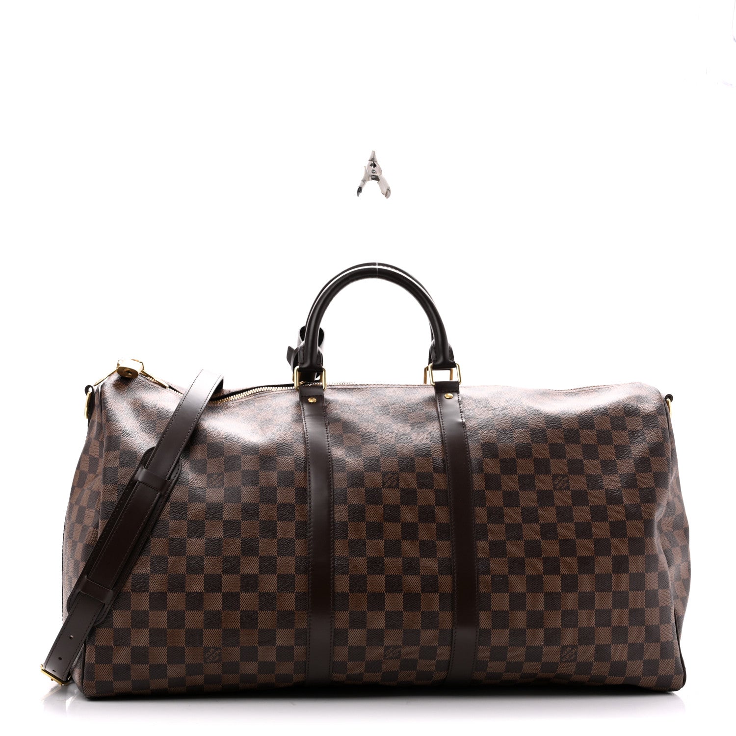 Louis Vuitton Damier Ebene Keepall Bandouliere 55 1 of 12