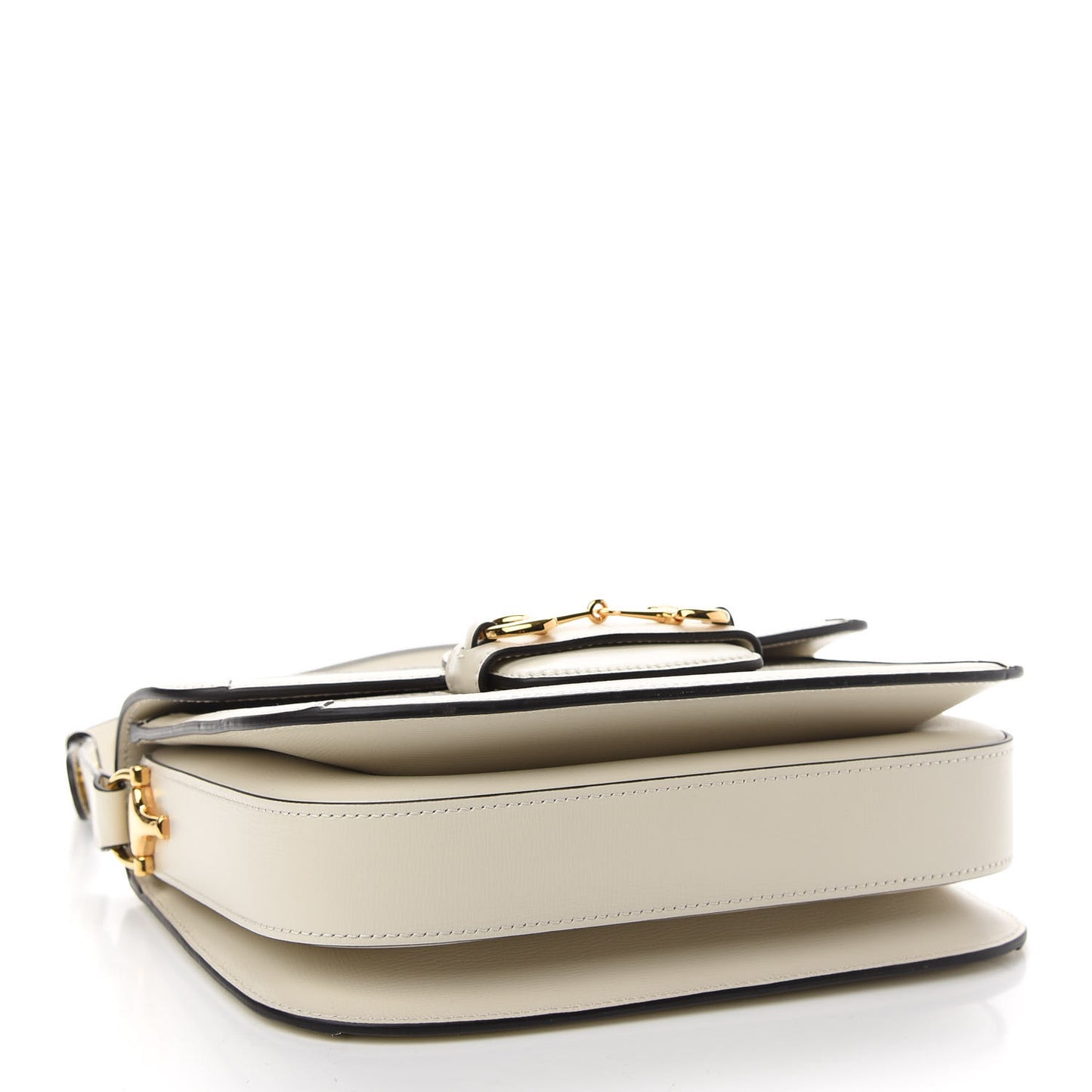 GG Supreme Monogram Horsebit 1955 Shoulder Bag Beige Mystic White