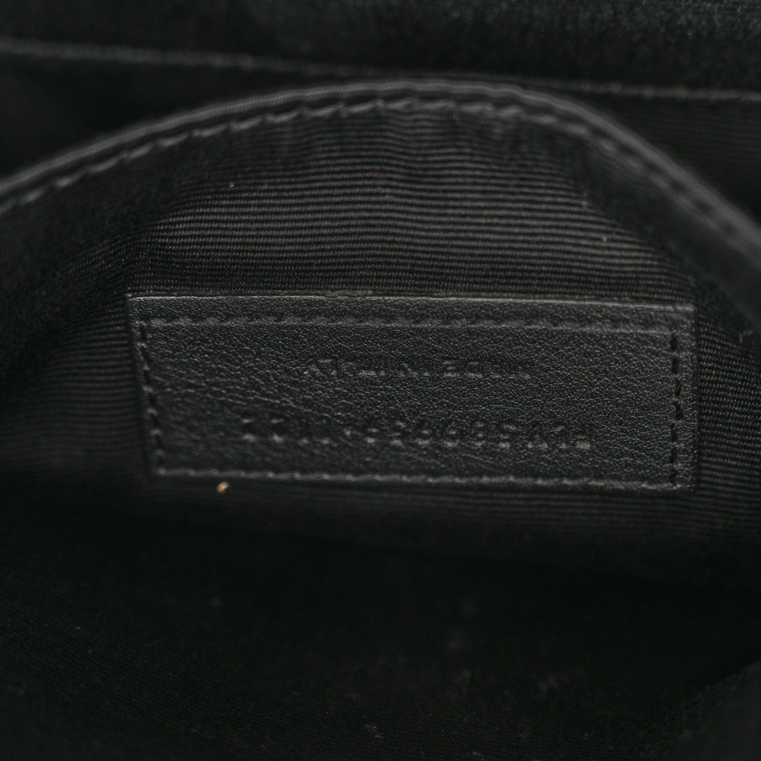 Saint Laurent Grain De Poudre Monogram Belt Bag Black 7 of 14