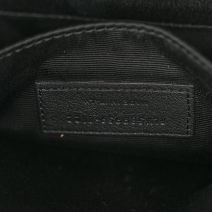 Saint Laurent Grain De Poudre Monogram Belt Bag Black 7 of 14