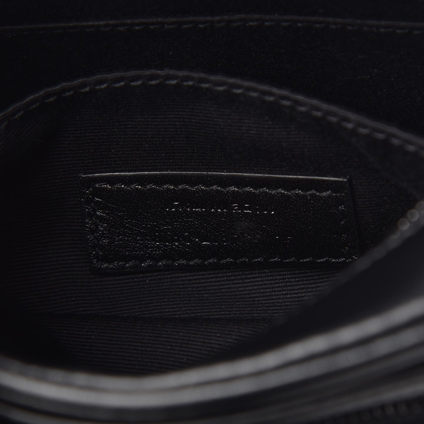 Calfskin Matelasse Monogram Lou Belt Bag Black