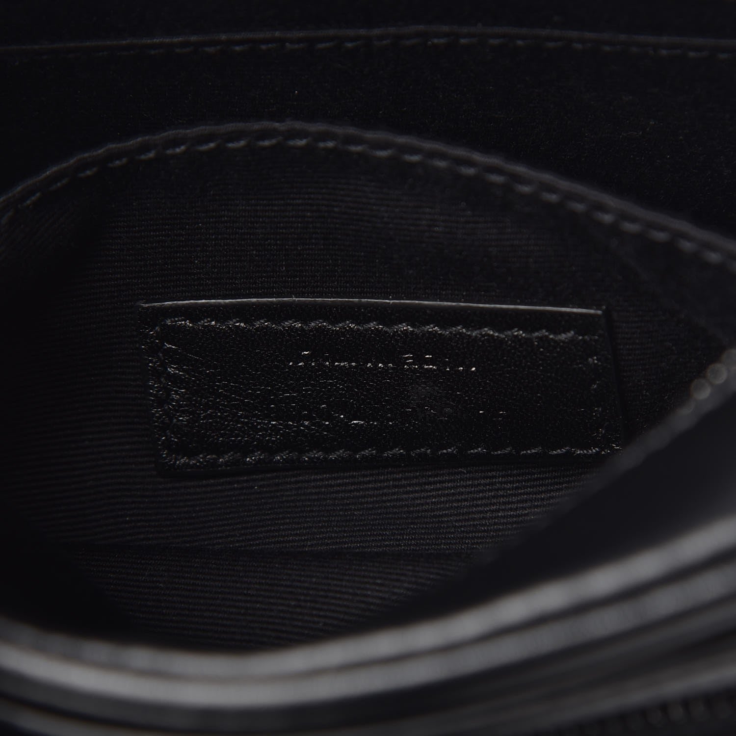 Saint Laurent Calfskin Matelasse Monogram Lou Belt Bag Black 7 of 7