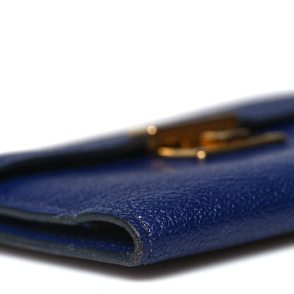 Hermes Chevre Mysore Mini Clic Card Holder Bleu Nuit 9 of 11