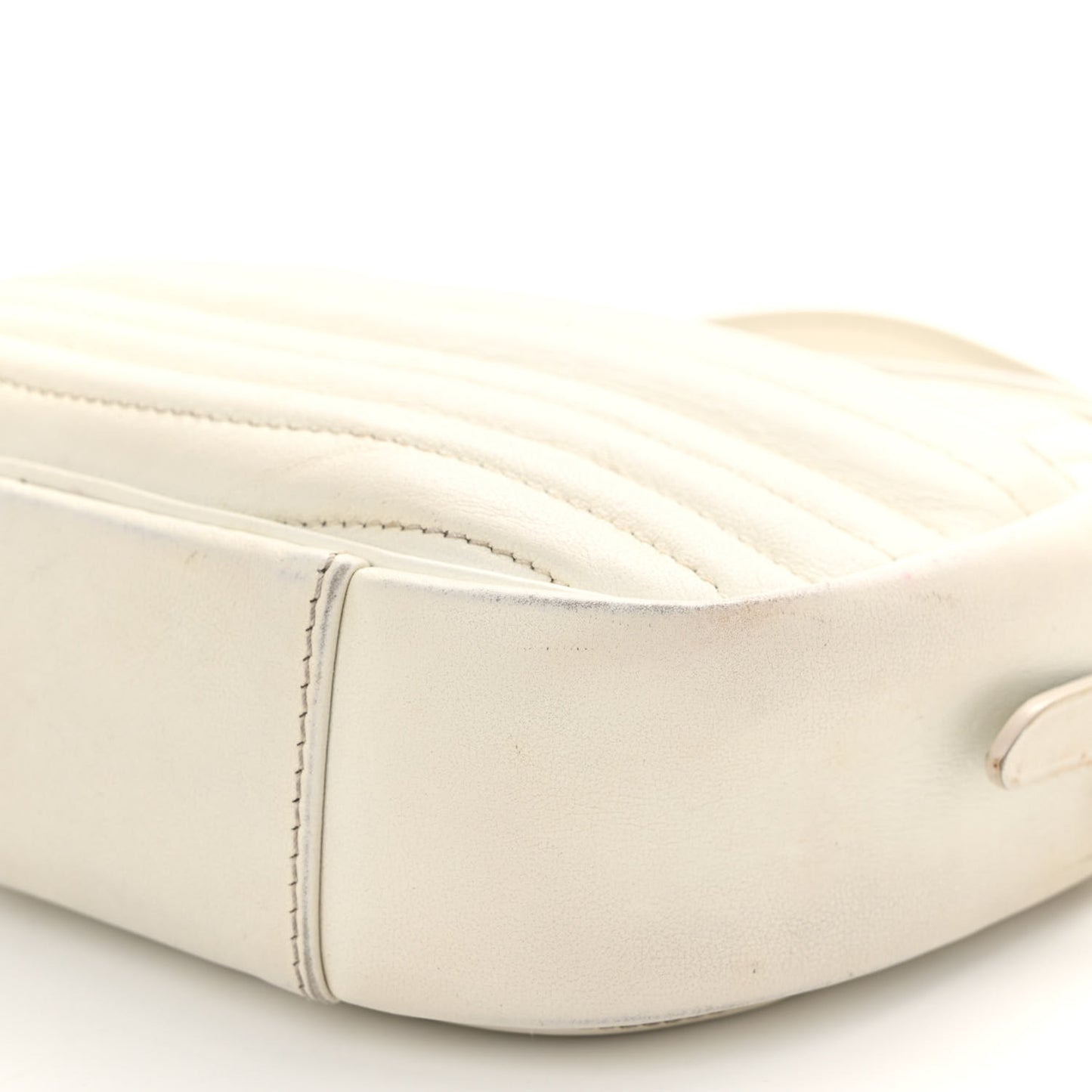 Calfskin New Wave Camera Bag White