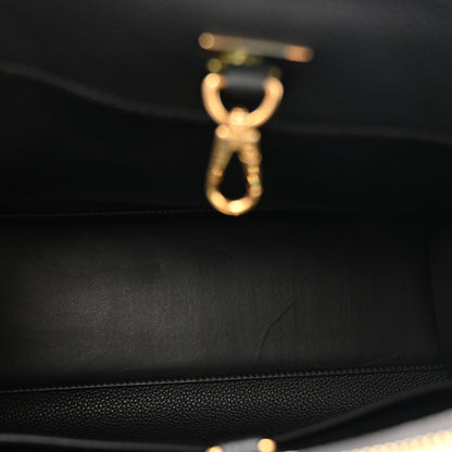 Louis Vuitton Taurillon City Steamer MM Black 5 of 9